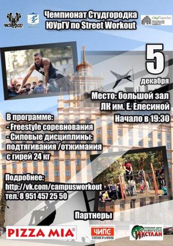 Чемпионат студгородка ЮУрГУ по Street Workout